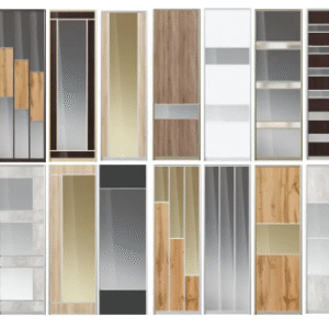 Варіанти конфігурації фасадів шаф купе