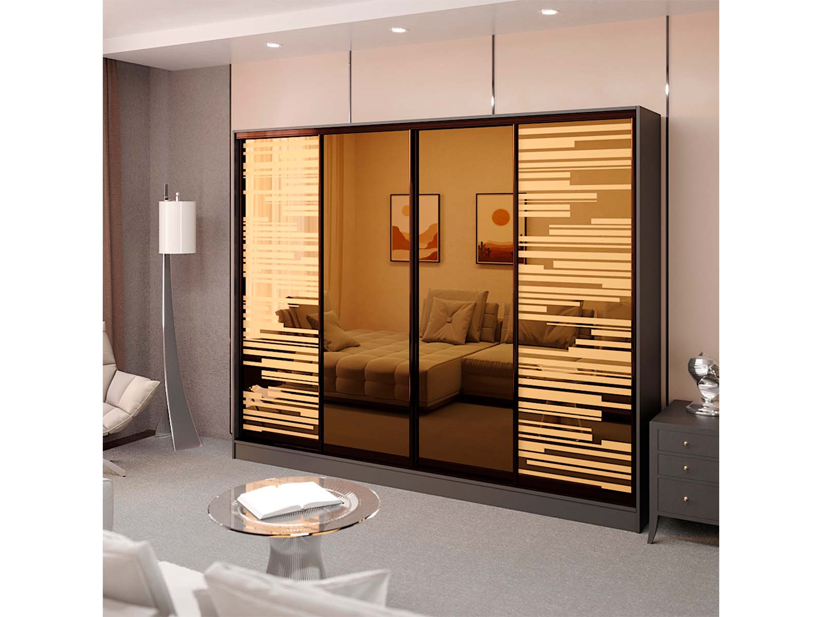 Шафа купе 2600х2400х600 мм